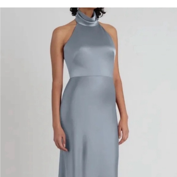 Jenny Yoo Nicole dress in Chambray, altered to fit dress size 6 - Picture 3 of 3